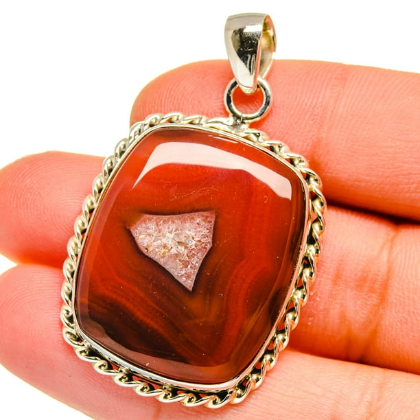 Red Fire CARNELIAN 5 Stone CROSS Pendant 1 3/4 " Silver Plated ART Jewellery Red Fire CARNELIAN 5 Stone CROSS Pendant 1 3/4 " Silver Plated ART Jewellery